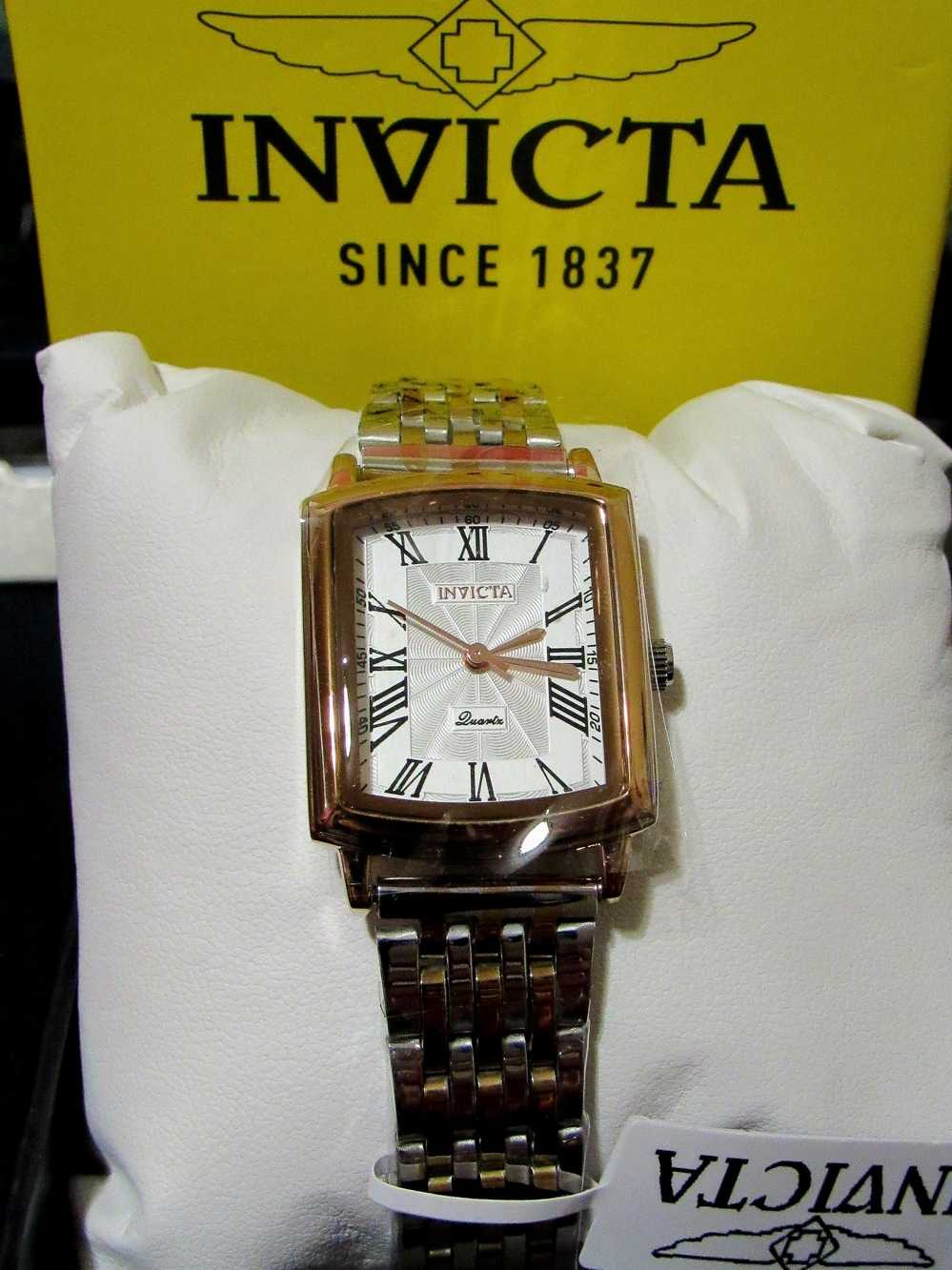 Invicta Women's Two-Tone Stainless Steel Dress Watch - Silver and Rose Gold